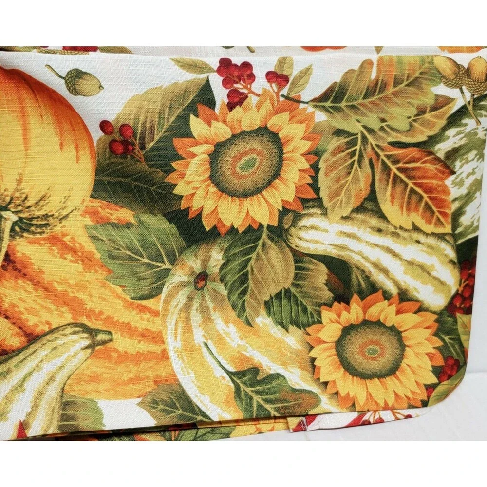 Printed Linen Tablecloth 52